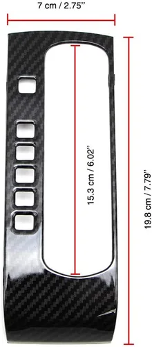 Vista 4 de Dreamseek Cubierta de panel de cambio automático de palanca de cambios para Honda Civic de 10ª generación 2016 2017 2018 2019 2020 2021 Sedan