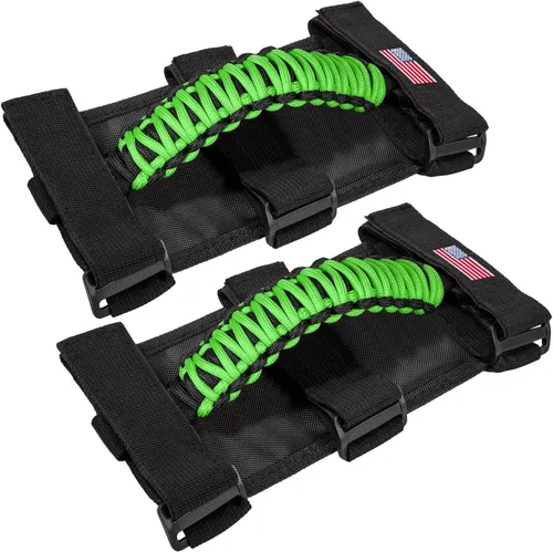 Vista 19 de Asas de agarre para Jeep Wrangler JK JKU JL JLU TJ YJ Sports Sahara Freedom Rubicon Unlimited Gladiator JT 1955-2023 UTV ATV Accesorios Premium 550