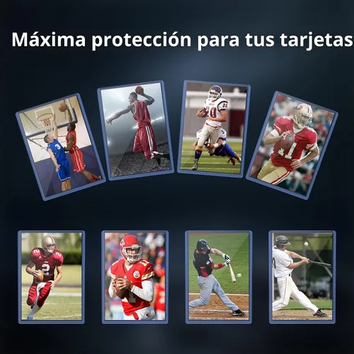 Vista 6 de 1000 fundas de plástico duro para tarjetas, protector de tarjetas de béisbol de 3 x 4 pulgadas, soporte para tarjetas comerciales de alta calidad
