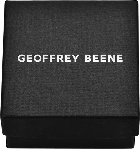 Vista 6 de Geoffrey Beene Collar con colgante de placa de identificación militar grabable de acero inoxidable para hombre Negro