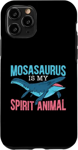Vista 10 de Funda de dinosaurio para iPhone 15 Mosasaurus Is My Spirit Animal Paleontólogo