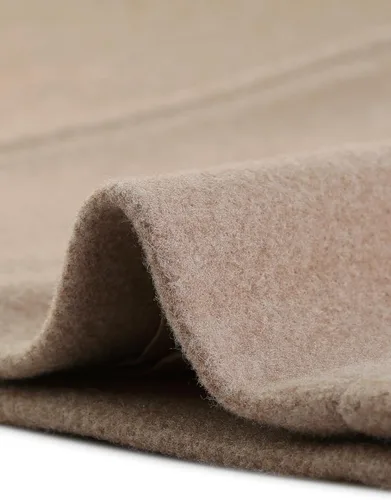 Vista 5 de Allegra K Abrigos de invierno largos con solapa y un solo pecho para mujer