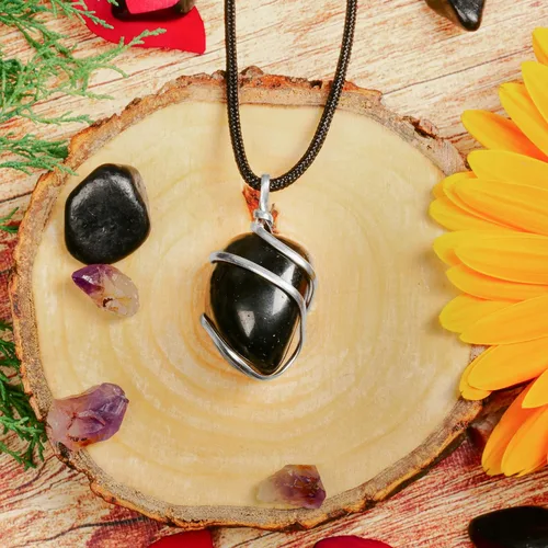 Vista 101 de PYOR Collar con colgante curativo de Reiki de cristal, gemas de buena suerte, prosperidad, riqueza, piedras preciosas naturales, collares de buena