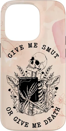 Vista 17 de iPhone 16 Romance Book Lover Smut Reader Give Me Smut Or Give Me Death Case