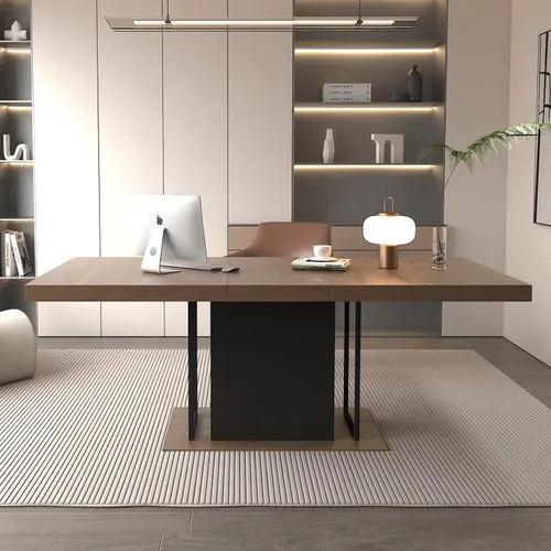 Vista 21 de SSLine Mesa de comedor rectangular extensible de 35 a 118 pulgadas, mesa de reuniones de conferencias súper larga para 6, 8, 12 personas, mesas
