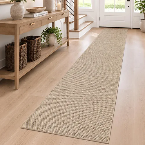 Vista 37 de DEXI Tapete delgado para puerta de entrada interior, 24 x 36 pulgadas Beige