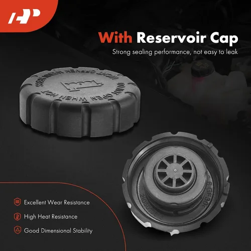 Vista 4 de A-Premium Tanque de depósito de recuperación de desbordamiento de refrigerante del motor [con tapa y sensor] compatible con Mercedes-Benz W221