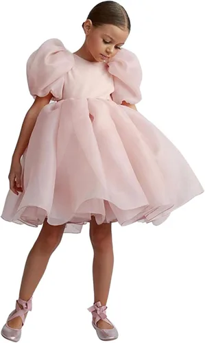 Vista 5 de Reokoou Princess Set Girl First Dress Princess Crowns Green Gown Pink Lace Dress Party Play Juguetes De Princesas