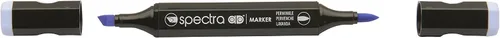 Vista 9 de AD Marker Chartpak Spectra, Tri-Nib y cepillo de doble punta, azul horizonte, 1 cada uno (S015AD)