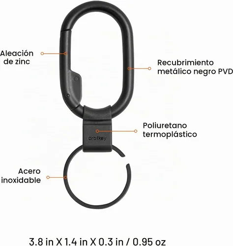 Vista 5 de Orbitkey Clip Mini Negro