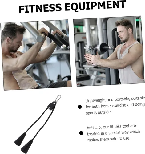Vista 2 de VANZACK Accesorio de entrenamiento muscular, barra de mancuernas, suministros para brazos de tono, hombros y espalda