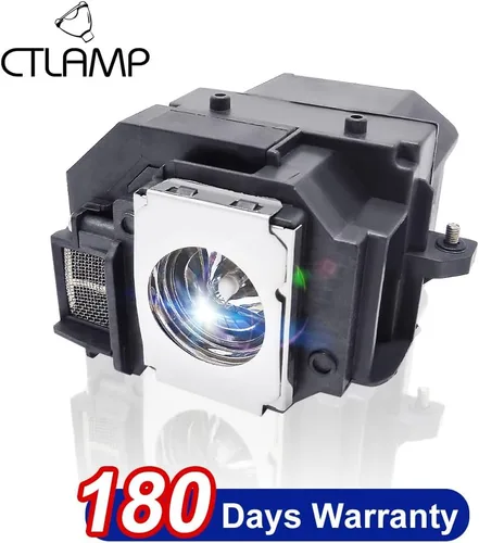 Vista 2 de Bombilla de repuesto para proyector ELP58 / V13H010L58 de calidad A+ con carcasa compatible con EPSON EB-S10 EB-S9 EB-S92 EB-W10 EX5200 EX7200 H367A