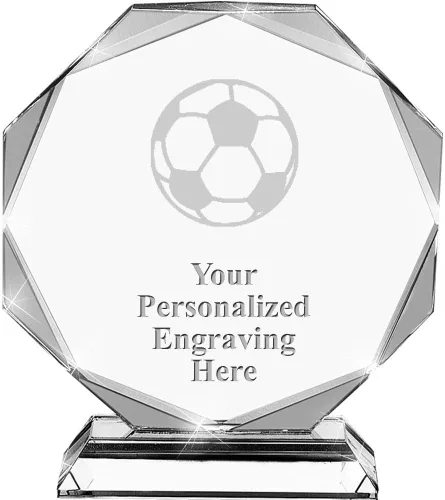 Vista 37 de Premio de cristal personalizado de 6.75 pulgadas con grabado - Premios de trofeos personalizados