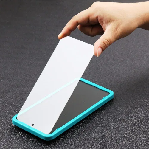 Vista 3 de Ibywind Protector de pantalla para Poco M4 Pro 4G 6.43", con protector de lente de cámara de metal, sin burbujas, fácil de instalar