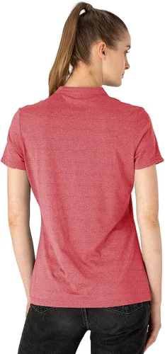 Vista 4 de YSENTO Camisetas polo de golf de ajuste seco para mujer manga corta cuello en V sin cuello camisetas deportivas