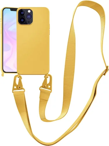 Vista 89 de Funda compatible con iPhone 8 Plus, iPhone 7 Plus/6 Plus/6S Plus con cordón, funda cruzada para iPhone con correa ajustable de silicona para iPhone