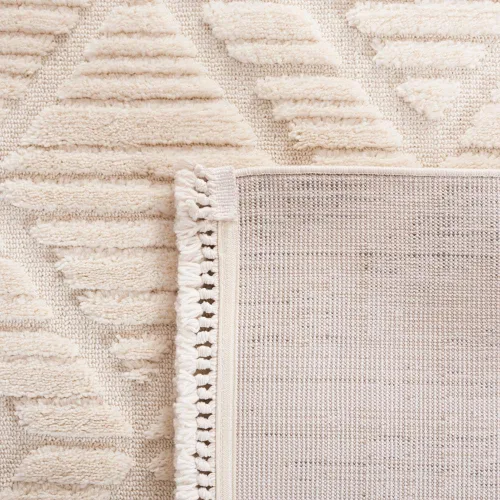 Vista 3 de SAFAVIEH Urban Collection - Alfombra de pasillo de 6 pies, color marfil, diseño moderno, ideal para zonas de alto tráfico en pasillo, baño y cocina