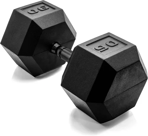 Vista 21 de CAP Barbell Peso de la mancuerna hexagonal recubierta, individual, 10-120 libras, múltiples opciones