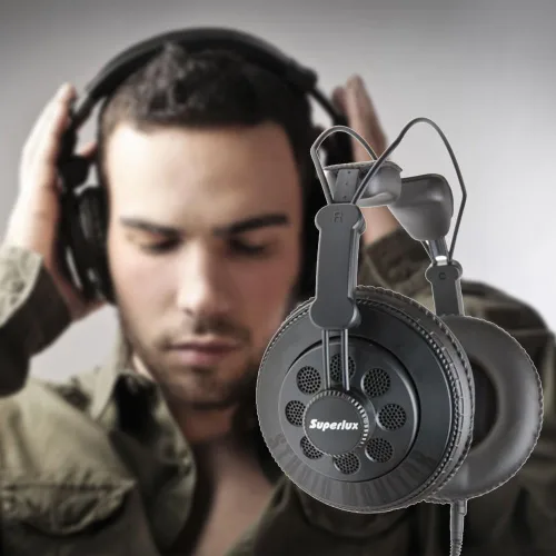 Vista 2 de Superlux Auriculares dinámicos semiabiertos HD668B