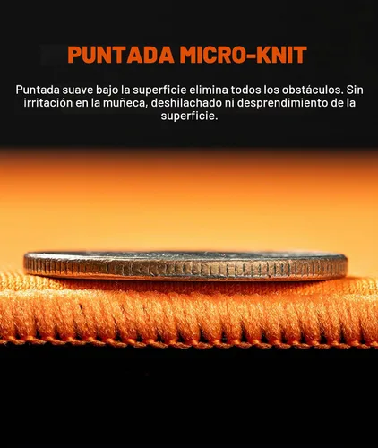 Vista 3 de Fnatic MAX Dash L Pro - Alfombrilla de mouse para juegos, superficie de control de tela lisa naranja, revestimiento resistente al agua, con base