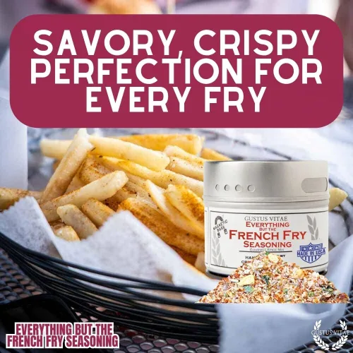 Vista 4 de Everything But The French Fry Seasoning Mezcla de especias gourmet Totalmente natural, sin OGM Hecho a mano, mezcla de especias en lotes
