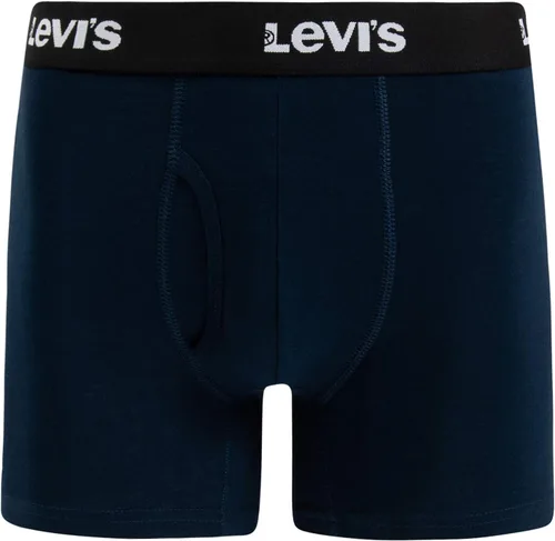 Vista 4 de Levi's Calzoncillos tipo bóxer para hombre, algodón elástico transpirable para hombre, paquete de 3