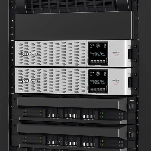 Vista 8 de CyberPower PRL1500RT2UC Smart App Sinewave UPS Batería de Respaldo y Protector de Sobretensión, 1500VA/1500W, 8 tomacorrientes, 2U Rack/Torre, AVR