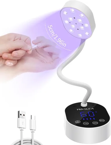 Vista 10 de Lámpara de uñas LED UV 36W mini flash cura cuello de cisne luz UV para uñas de gel X Diamond
