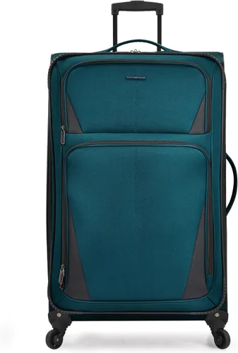 Vista 2 de U.S. Traveler Aviron Bay - Equipaje extensible con ruedas giratorias, Color verde azulado.), US08125E31