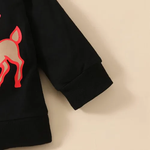 Vista 4 de Sudadera con capucha para bebé de Halloween con cremallera, unisex, de manga larga, con capucha