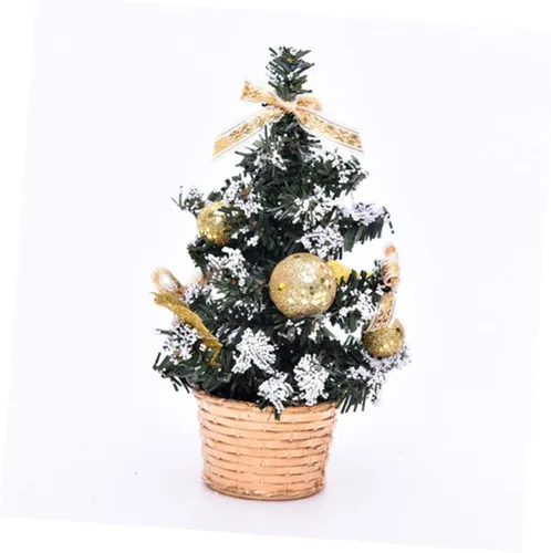Vista 6 de DECHOUS 2 piezas de decoración de mesa, decoración de escultura, mini decoración de Navidad, cascabeles de Navidad, decoración de mesa de Navidad