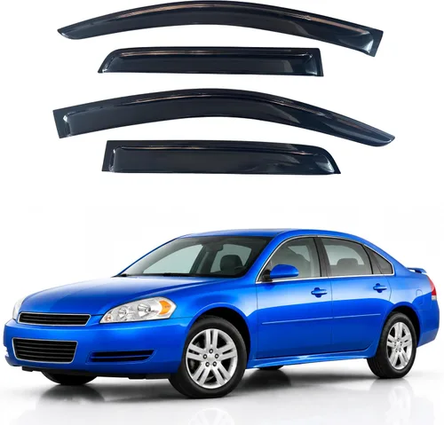 Vista 333 de Visera de ventana IG para Ford Focus Sedán y Hatchback 2012-2018, Protector de ventana lateral para lluvia y viento estilo Mugen, extra duradero