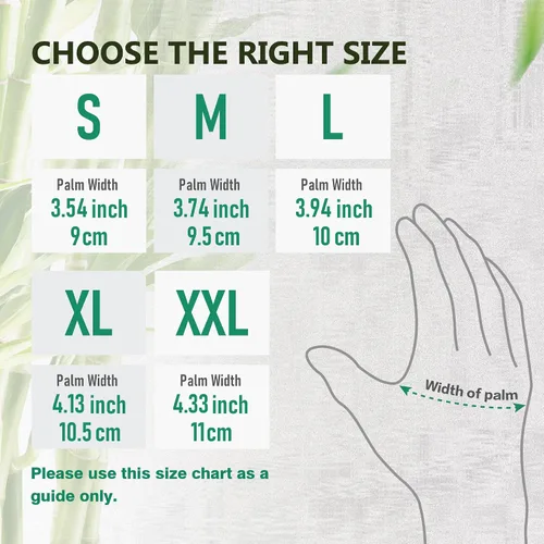 Vista 7 de COOLJOB 2 pares de guantes de jardinería para mujeres y hombres, guantes de trabajo de bambú para pantalla táctil, guantes de trabajo