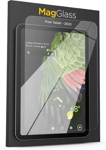 Vista 5 de magglass diseñado para Google Pixel Tablet - Protector de pantalla de vidrio templado (tableta Pixel 2023, 10.95 pulgadas)