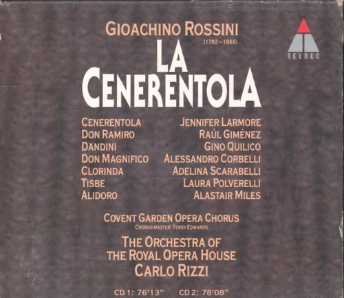 Vista 2 de Rossini: La Cenerentola / Larmore, Gimenez, Quilico, Corbelli, Scarabelli, Polverelli, Miles, Rizzi