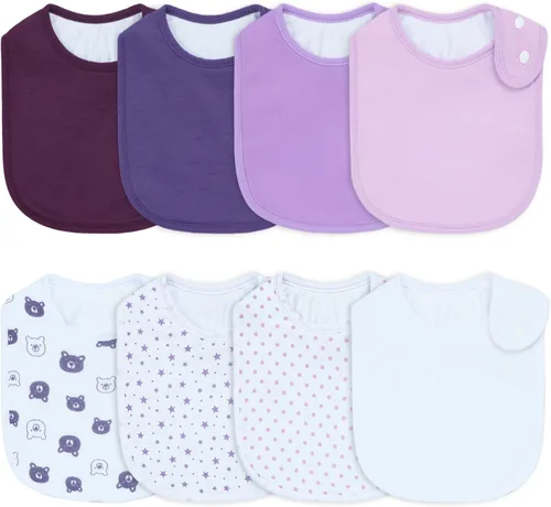 Vista 14 de Baberos impermeables Benoxine para bebés, niños y niñas, baberos tipo bandana suaves y absorbentes para recién nacidos de 0 a 12 meses