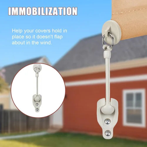 Vista 2 de Piezas de repuesto para cortina de sombrilla, kit de salto elástico, adecuado para persianas enrollables externas de Coolaroo, y compatible