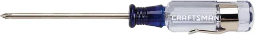 Vista 5 de CRAFTSMAN Destornillador PH0 x 3 pulgadas. Cabezal Phillips de precisión, agarre cómodo, punta magnética (CMHT65147)