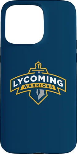 Vista 31 de Lycoming Warriors Sword & Shield Logo Lycoming College Case for iPhone 16