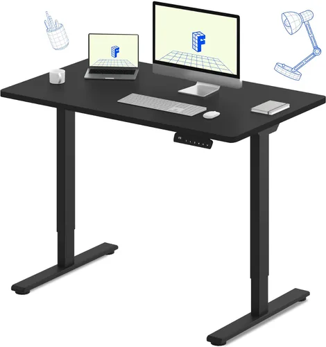 Vista 12 de FLEXISPOT Escritorio eléctrico de pie E3 con motor doble, 48 x 24