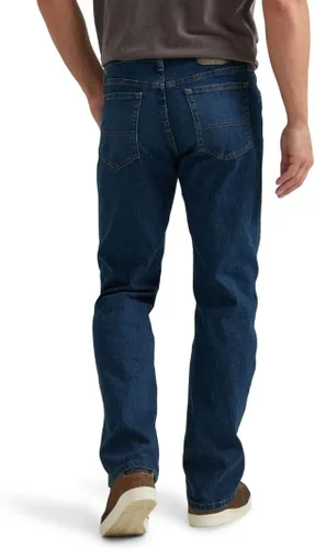 Vista 3 de Wrangler Authentics - Jeans de ajuste estándar y pretina Comfort Flex, para hombre