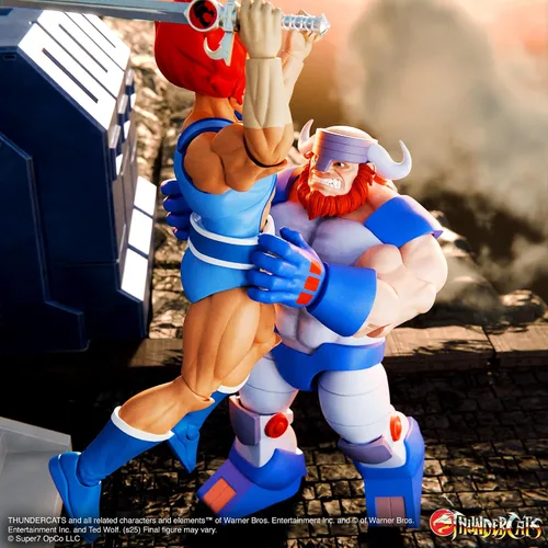 Vista 2 de Super7 ¡ULTIMATES! Thundercats Cruncher - Figura de acción de Thundercats de 7 pulgadas con accesorios, coleccionables clásicos de dibujos animados