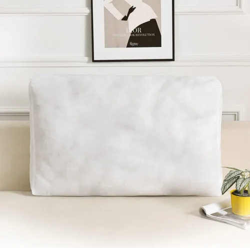 Vista 8 de YURRO Cojín lumbar para sofá, almohada de respaldo de piel sintética impermeable para cama, televisor, sofá, almohada de lectura con soporte
