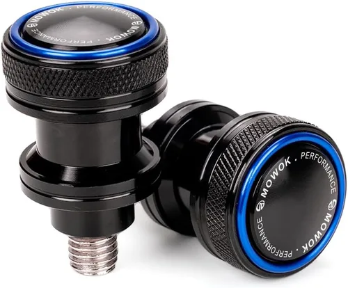 Vista 11 de MOWOK Se adapta a 150NK 250NK 250SR 400NK 650NK 400GT 650TR-G 650MT 800MT Accesorios Motocicleta M10 Basculante Carretes Slider Stand (negro)