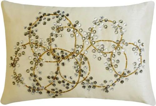 Vista 128 de The HomeCentric Fundas de almohada lumbares doradas de 12 x 14 pulgadas (11.8 x 13.8 in), de piel sintética, con diseño de animales, estilo moderno