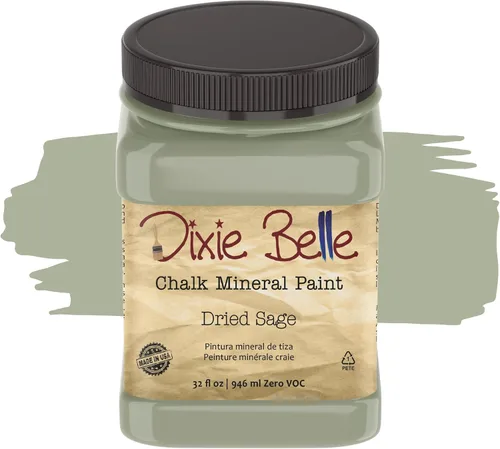 Vista 224 de Pintura para muebles con acabado de tiza Dixie Belle Paint Company - Amatista (4oz) - Pintura mineral de tiza chic púrpura profundo mate