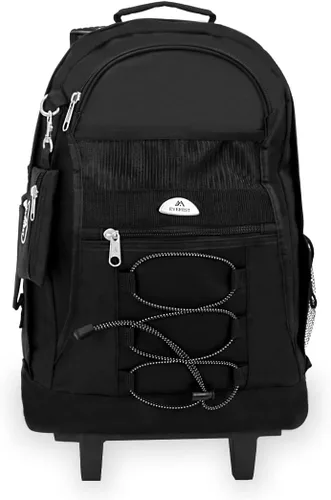 Vista 2 de Everest Mochila con ruedas, Negro -, Mochila con ruedas