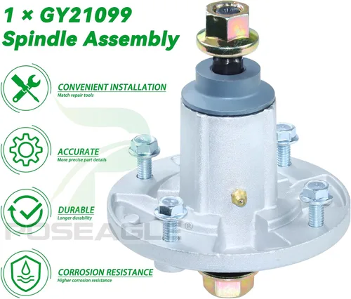 Vista 7 de El conjunto de husillo GY21099 previamente engrasado reemplaza a GY20867 GY20592 para tractores de césped 190C D170 E180 G110 LA150 LA175 S180 100