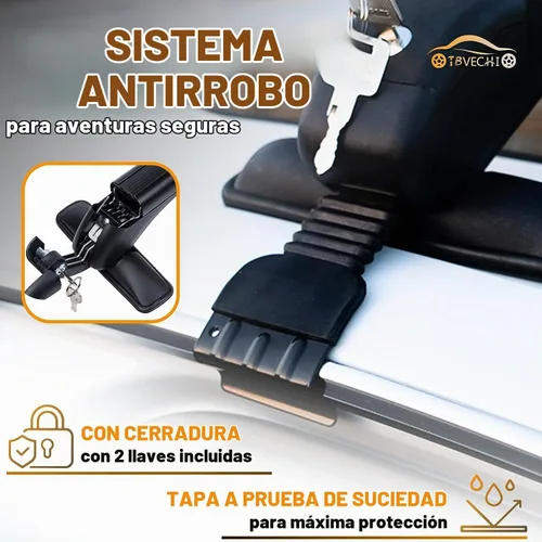 Vista 2 de Portaequipajes de techo para parte superior de auto, barra cruzada, marco de ventana ajustable, barras de techo negras
