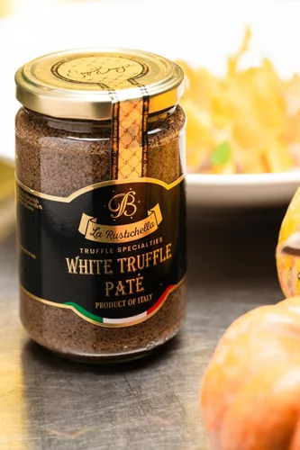 Vista 4 de La Rustichella - Paté de trufa blanca 3.17 oz (90 gr) - 100% Hecho en Italia Vegano, sin gluten, sin colesterol
